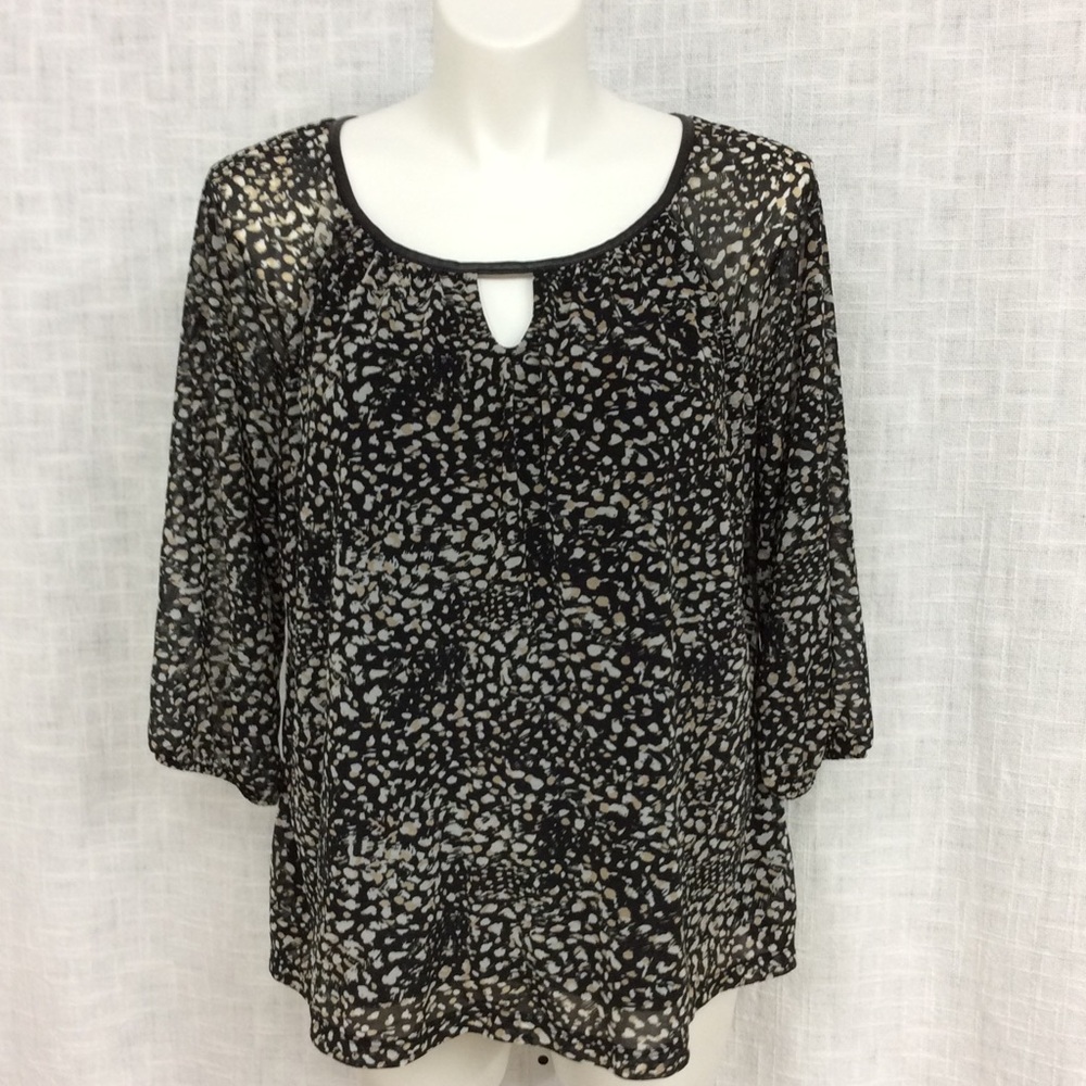Apt 9 Woman Sheer Lined 1X Top
